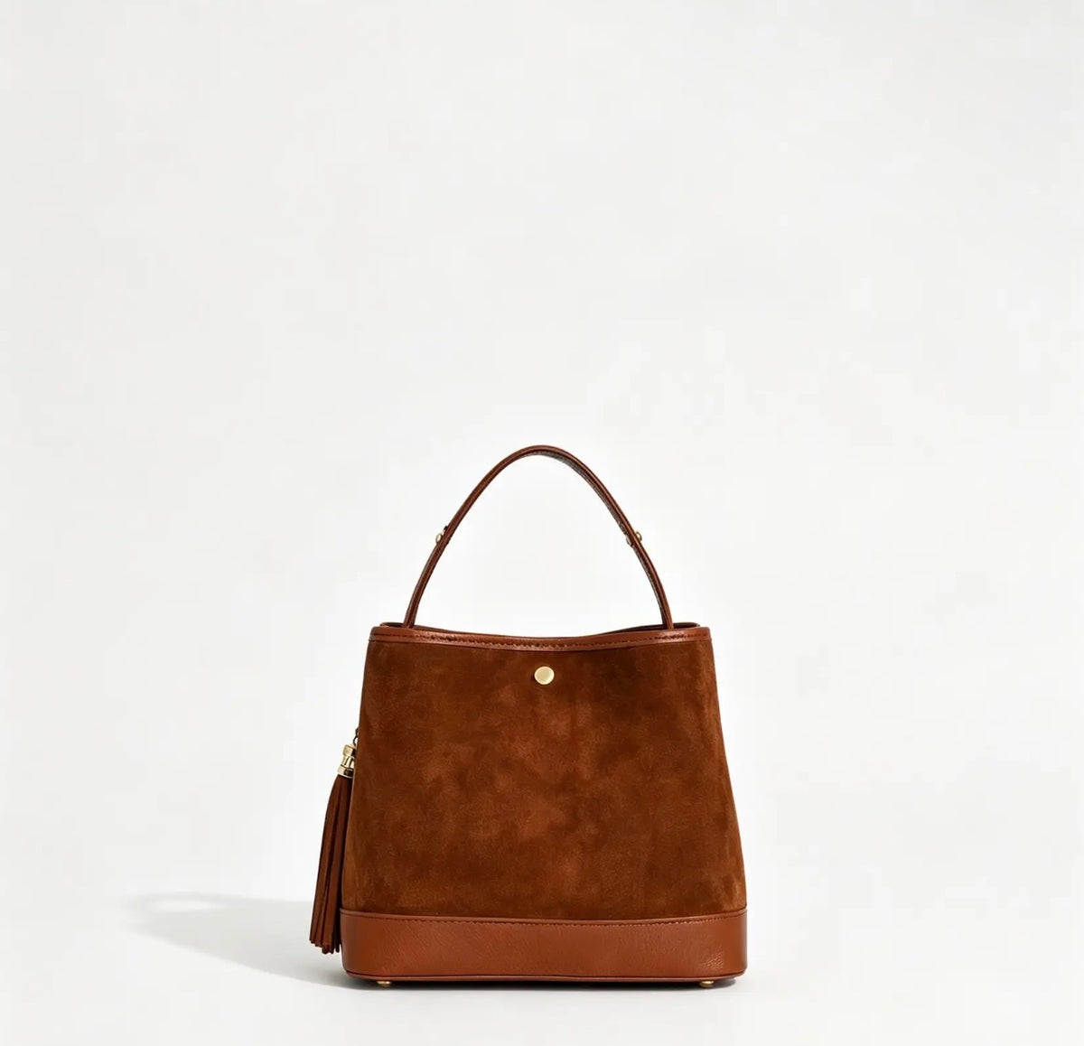 SUEDE BUCKET BAG