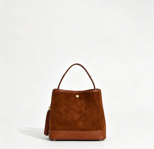 SUEDE BUCKET BAG