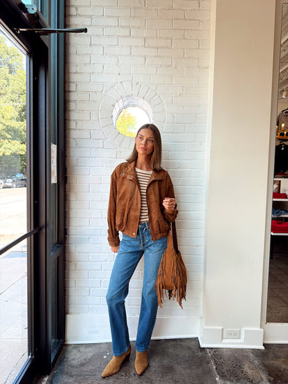 CORIN BUBBLE HEM JACKET