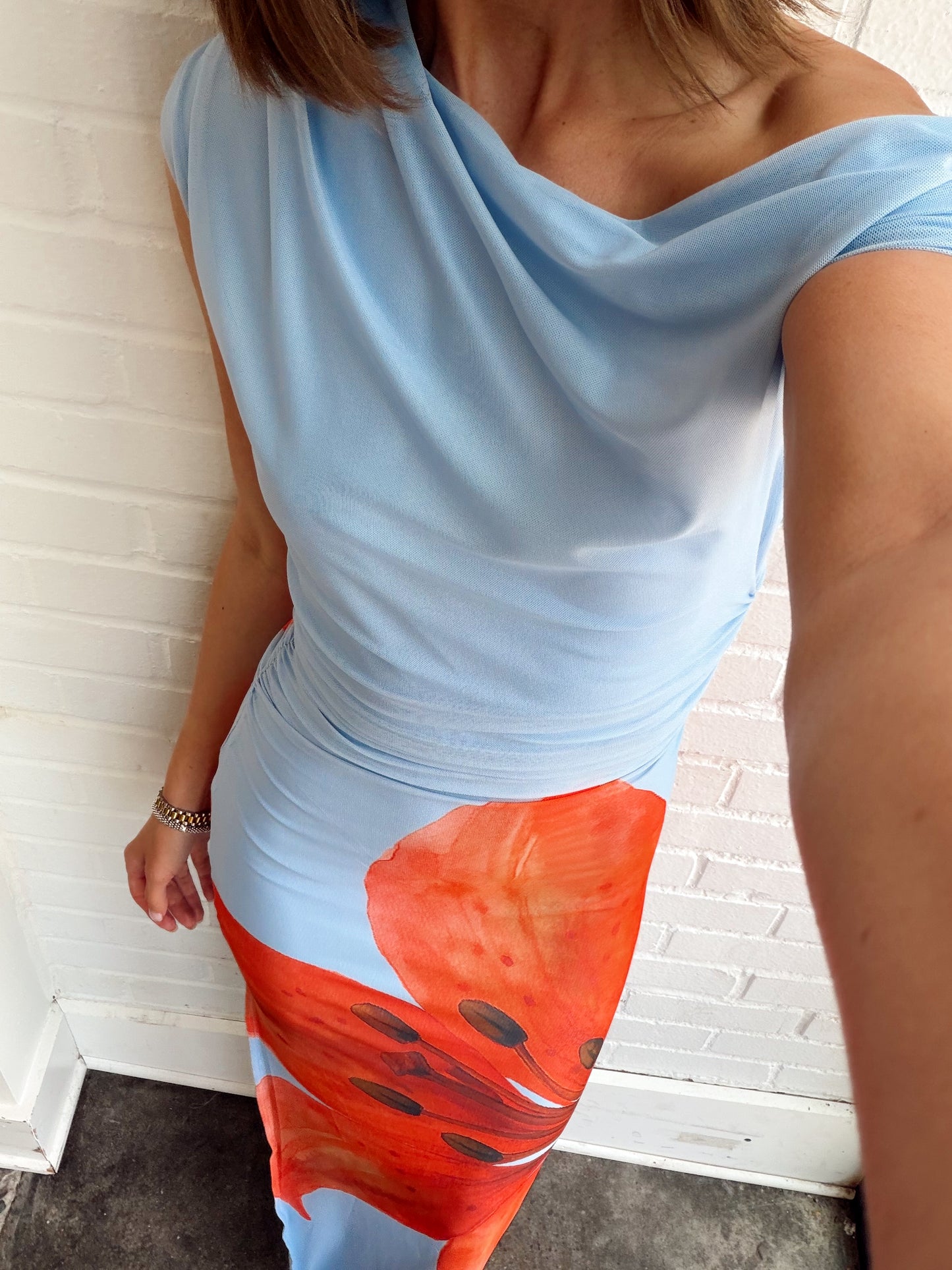 AVAH MESH DRESS