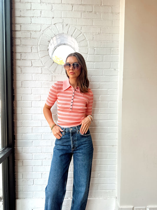 INA STRIPE TOP