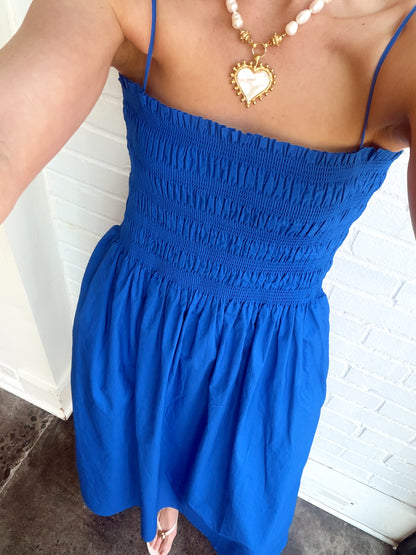 CORNELIA POPLIN MIDI DRESS