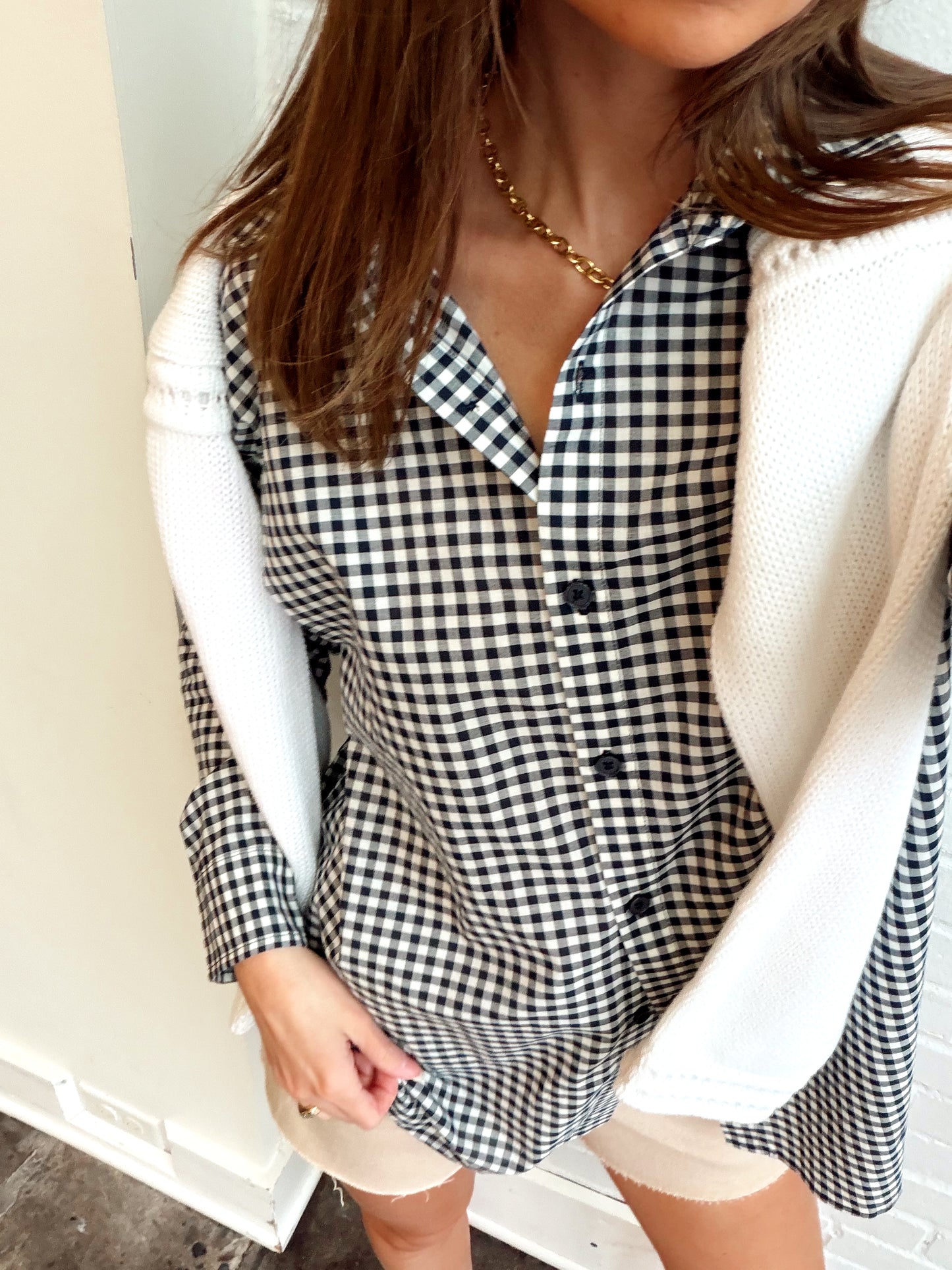 SEAPORT BUTTON UP TOP