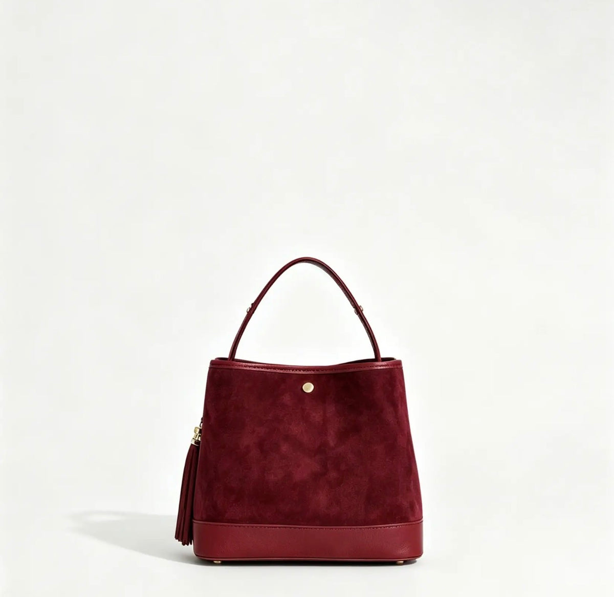 SUEDE BUCKET BAG