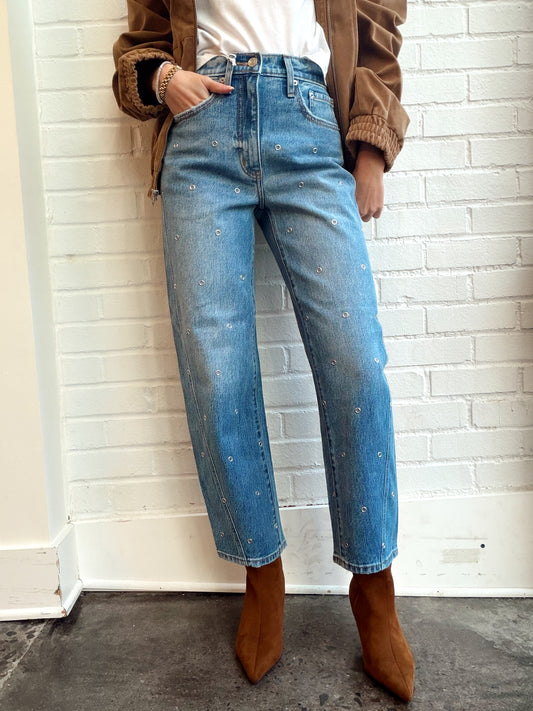 WESTWARD HIGH RISE BARREL LEG