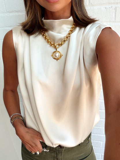 BECKETTE COWL NECK TOP