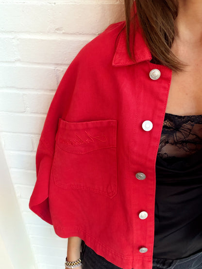 AR EMBROIDERED TWILL JACKET