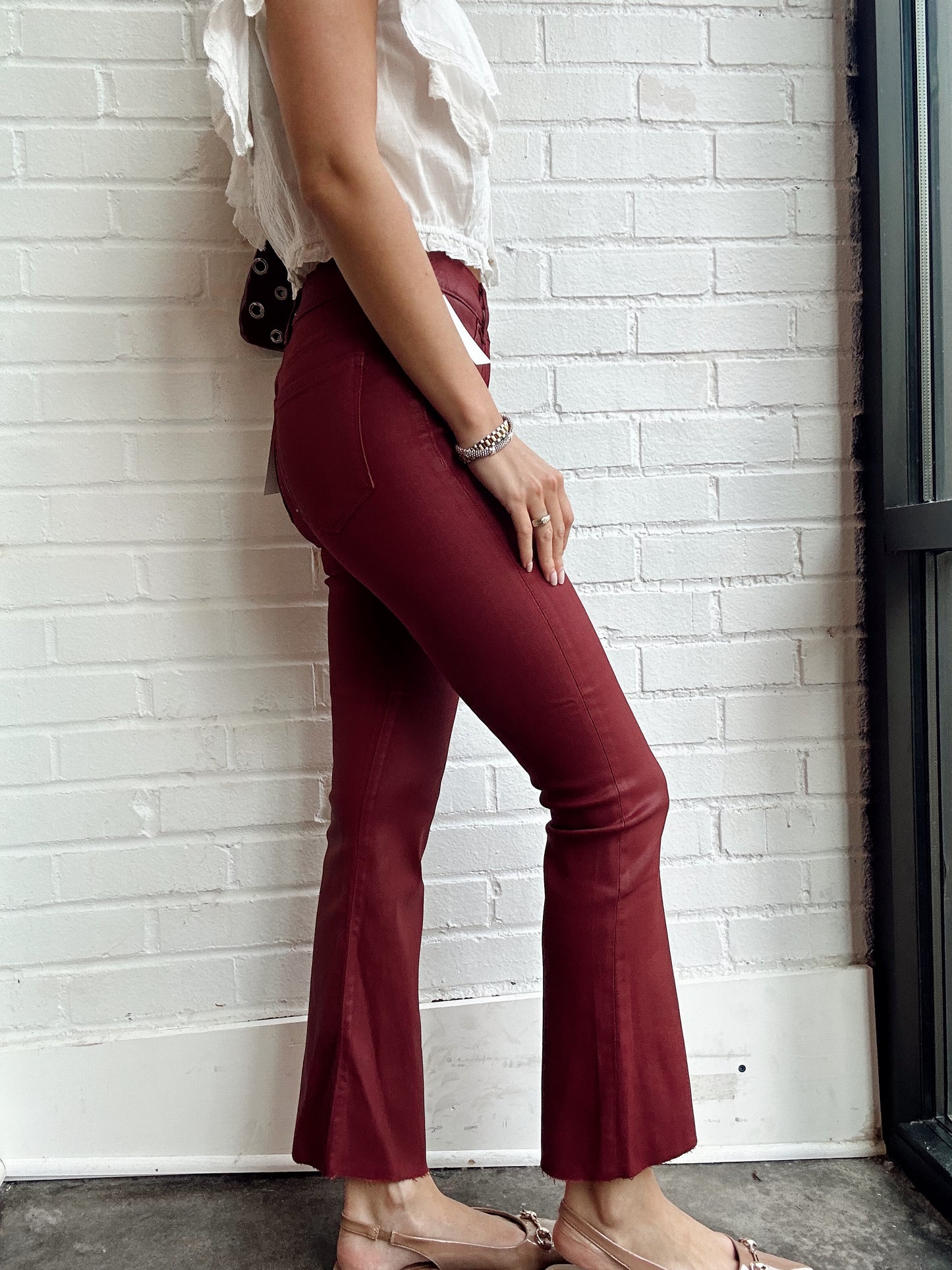 BRIDGET BOOT INSTASCULPT BOOT- CHERRY COATED