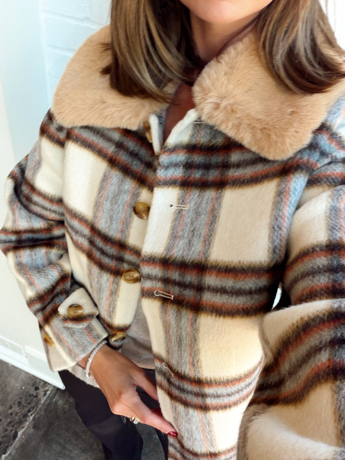 ARCHOR PLAID JACKET