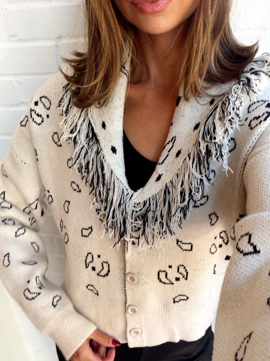 BOHO STYLE KNIT CARDIGAN