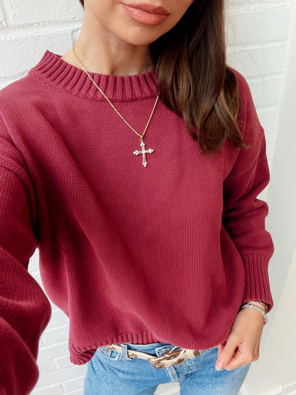 JANET COTTON SWEATER