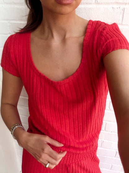 FLOWER MARKET RIB TEE