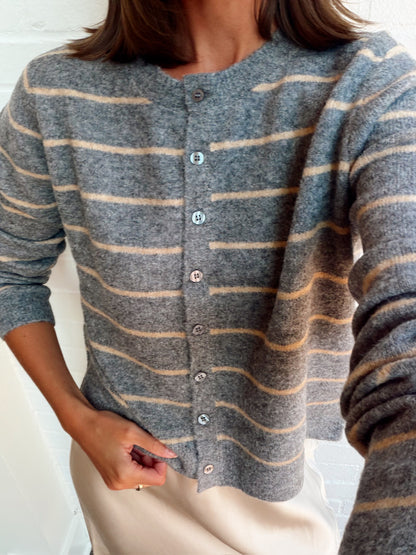 MEDINA STRIPE CARDIGAN
