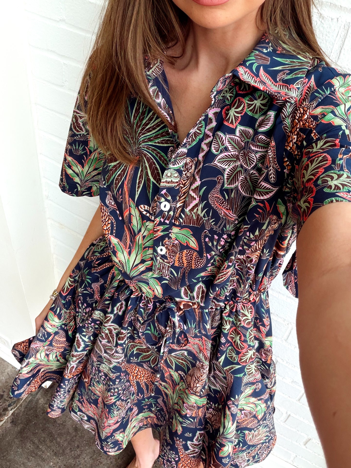 LOPEZ MINI DRESS W/ TIE WAIST