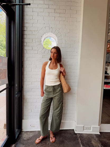 SABRINA CURVED UTILITY PANT