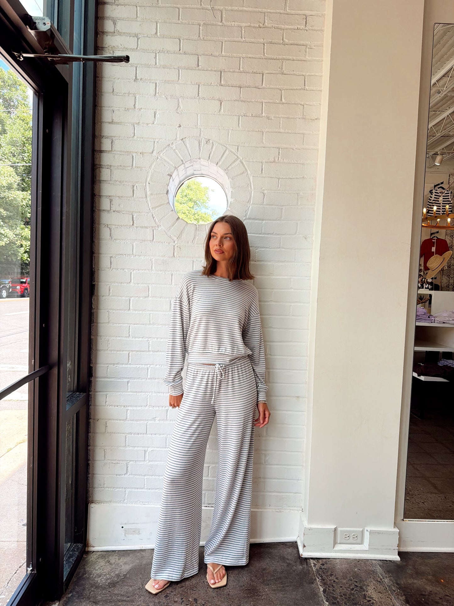 CLASSIC STRIPE LS TOP