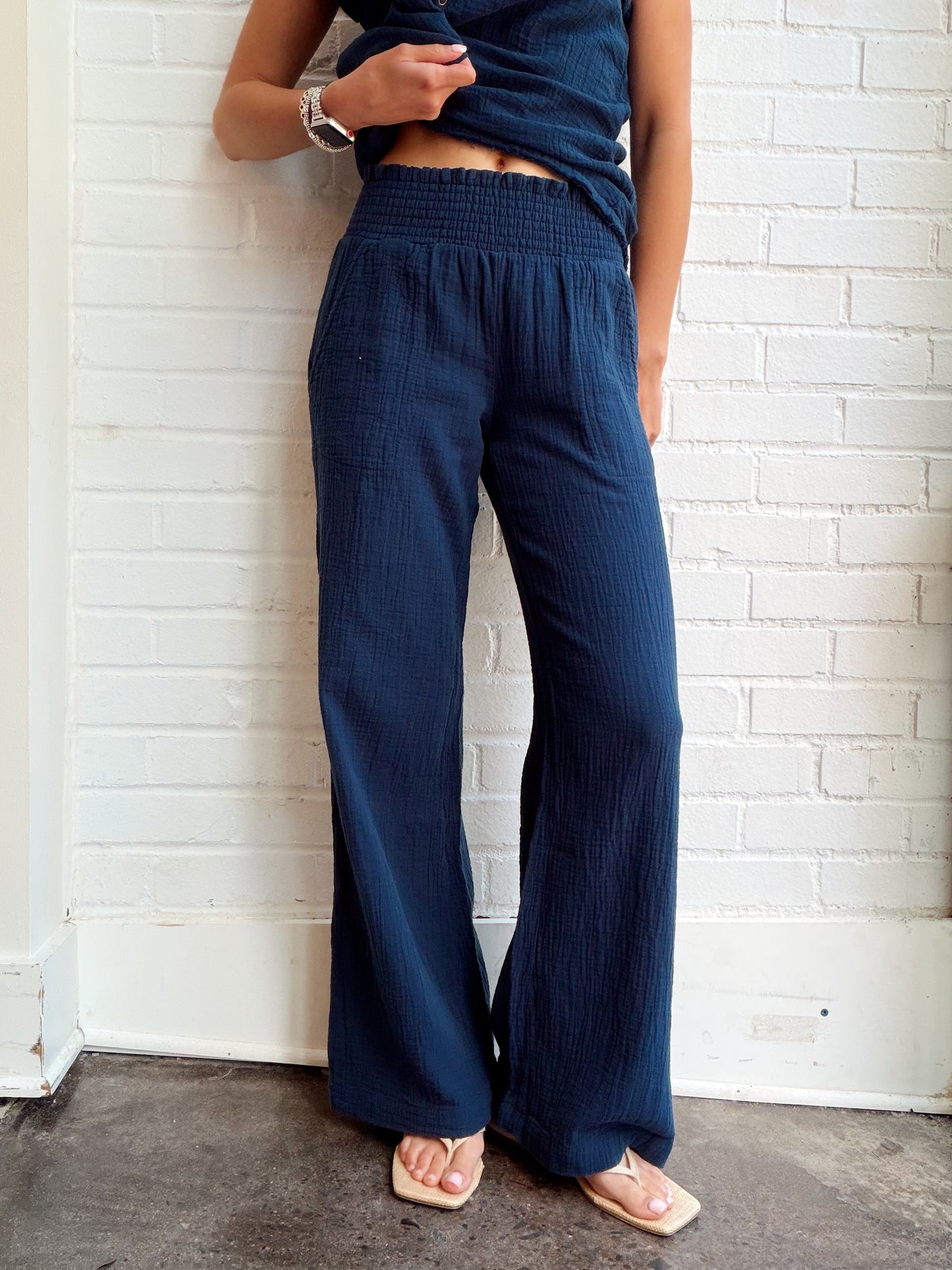 WIDE LEG BEACH PANT