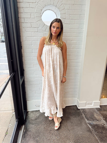 AROUND THE WORLD MAXI DRESS