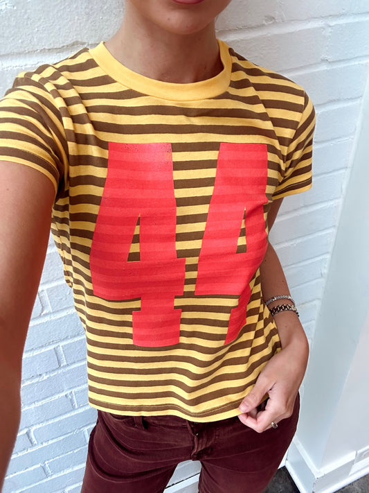 44 STRIPED VINTAGE TEE