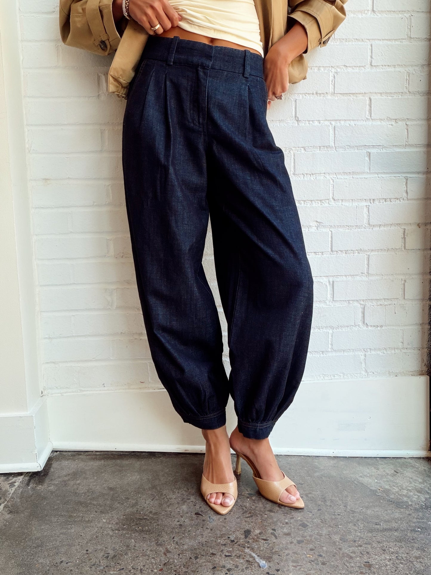BALLOON DENIM TROUSER