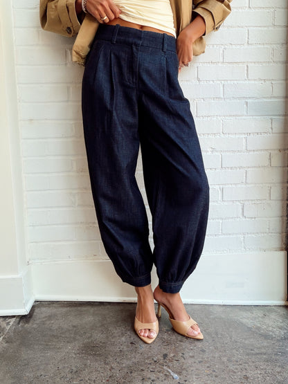 BALLOON DENIM TROUSER
