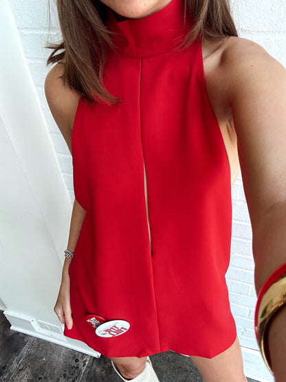 AIMEE HALTER DRESS