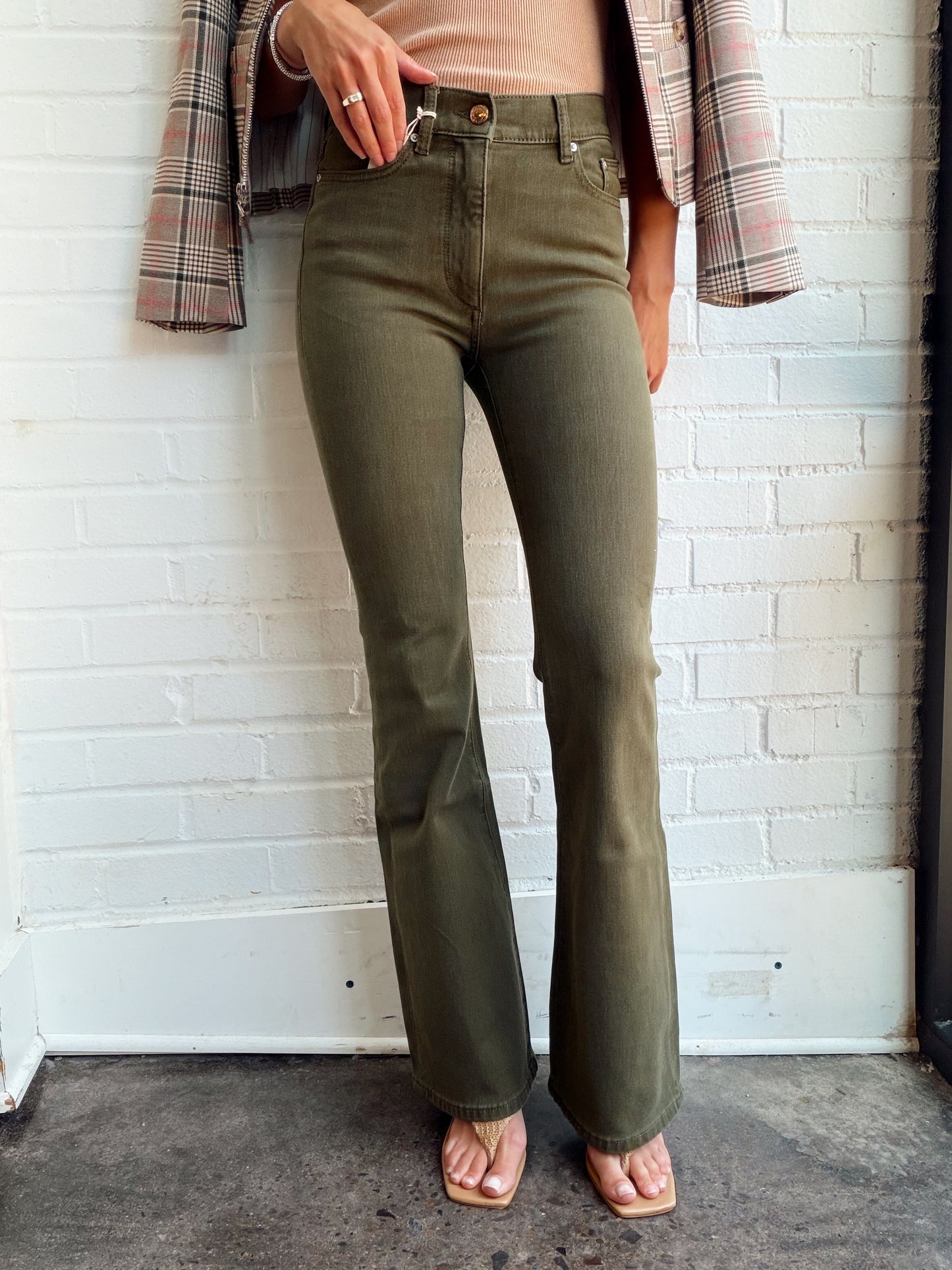 BRIDGET BOOT HIGH RISE INSTASCULPT 31.5"- PINE