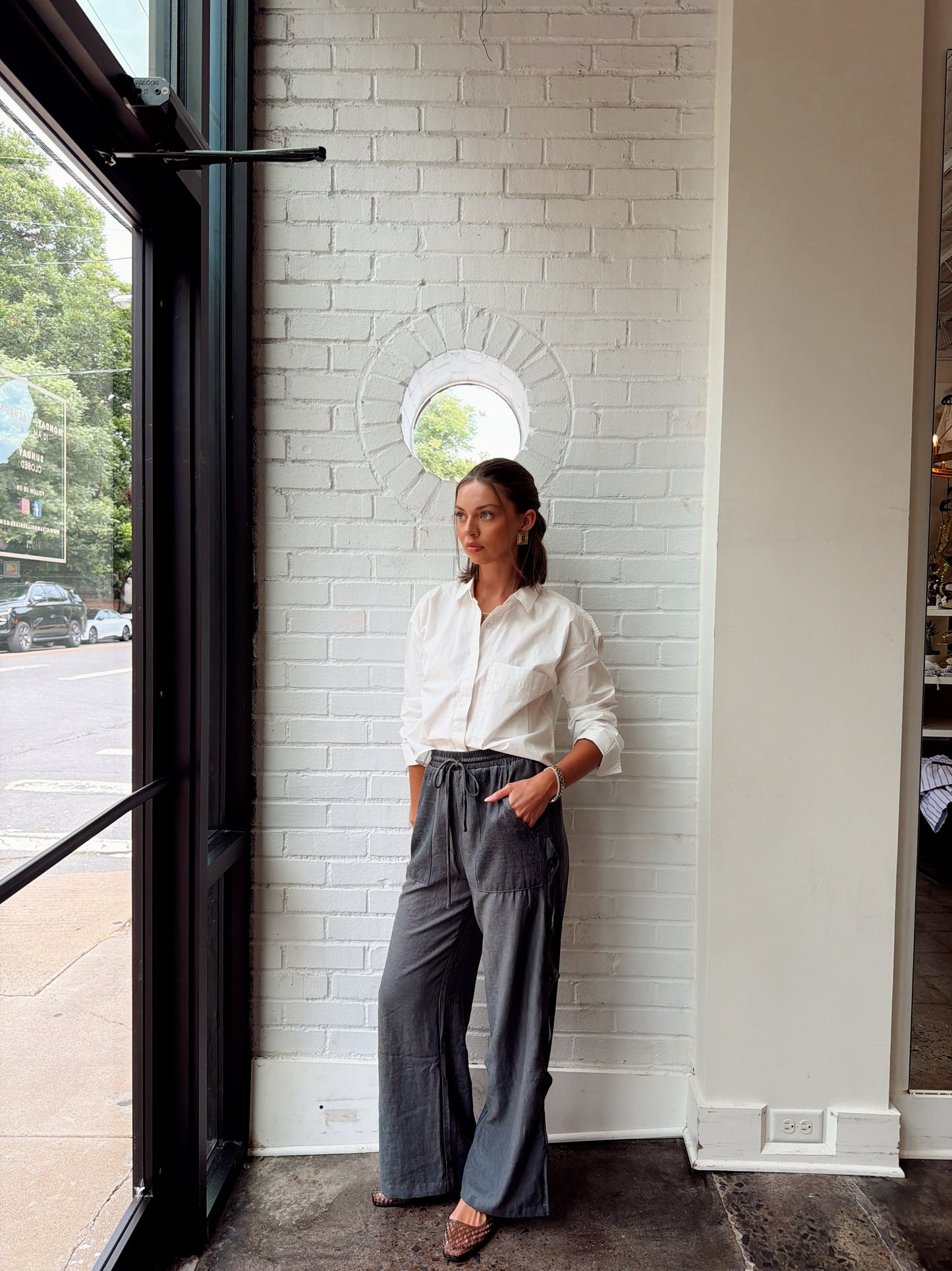 RHEA BUTTON PANTS