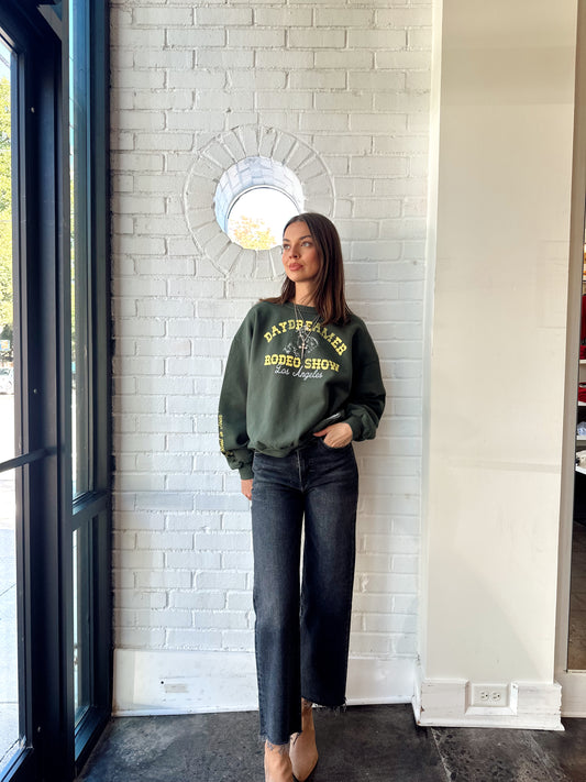 DAYDREAMER RODEO SHOW OVERSIZED CREW SWEATSHIRT