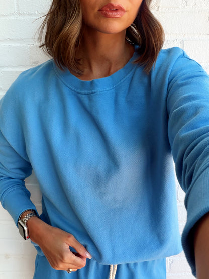 TYLER SWEATSHIRT - PACIFIC BLUE