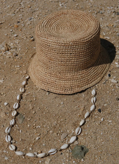 COWRIE SHELL HAT CHIN STRAP