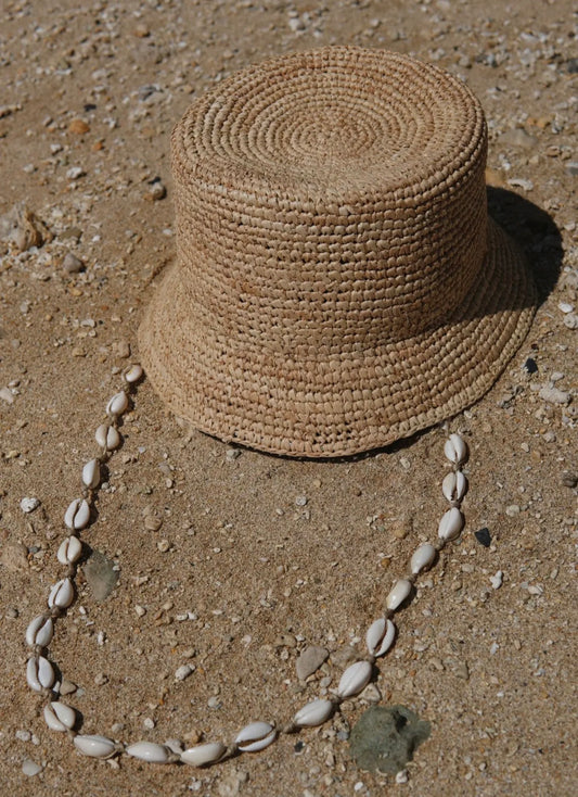 COWRIE SHELL HAT CHIN STRAP