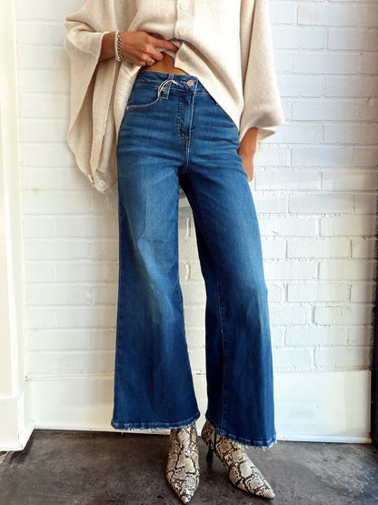 SOFT TECH GOOD PETITE PALAZZO JEANS