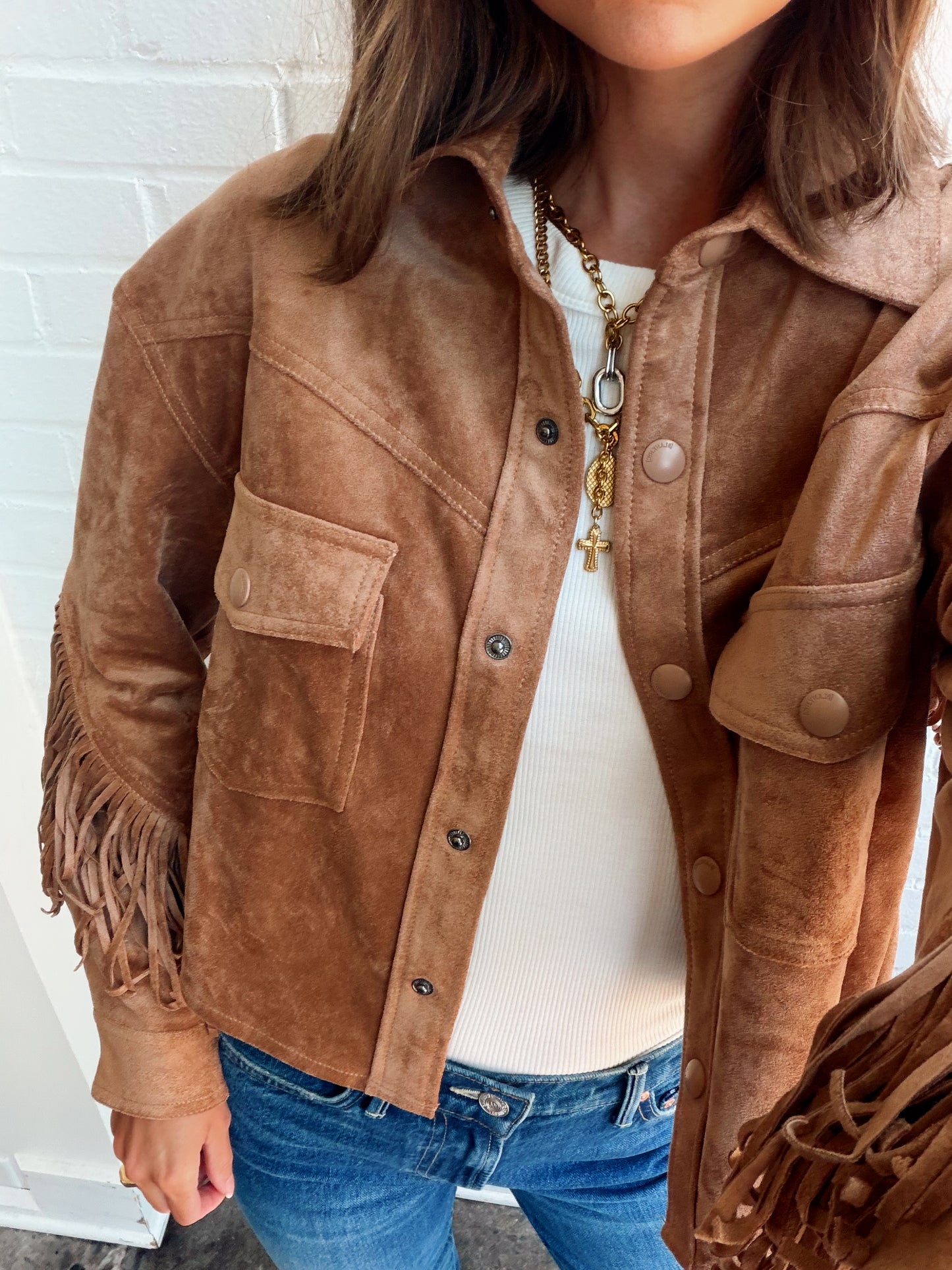 MAPLE SUGAR FRINGE JACKET