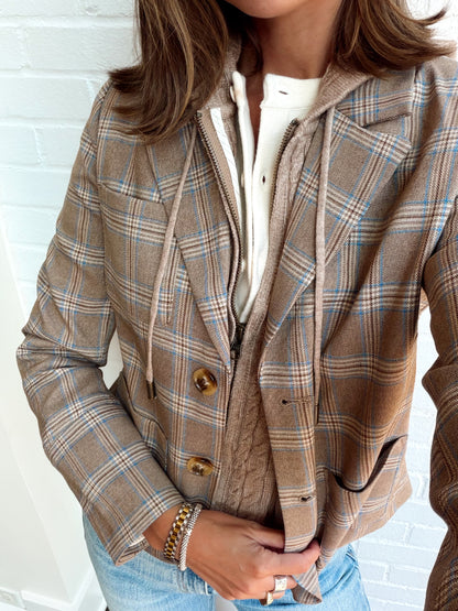 SIENNA PLAID DICKEY BLAZER