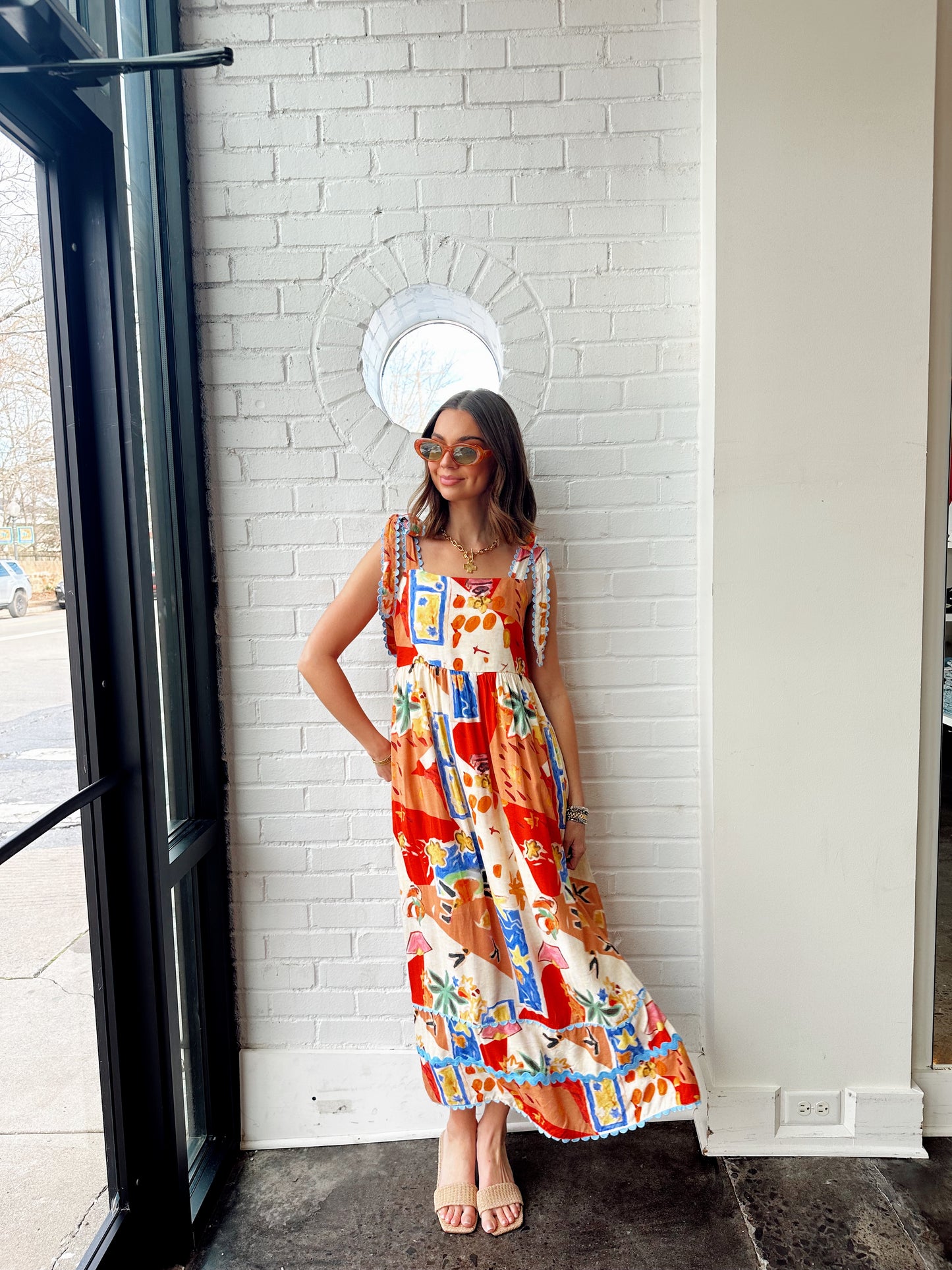 STELLA PRINTED MAXI DRESS