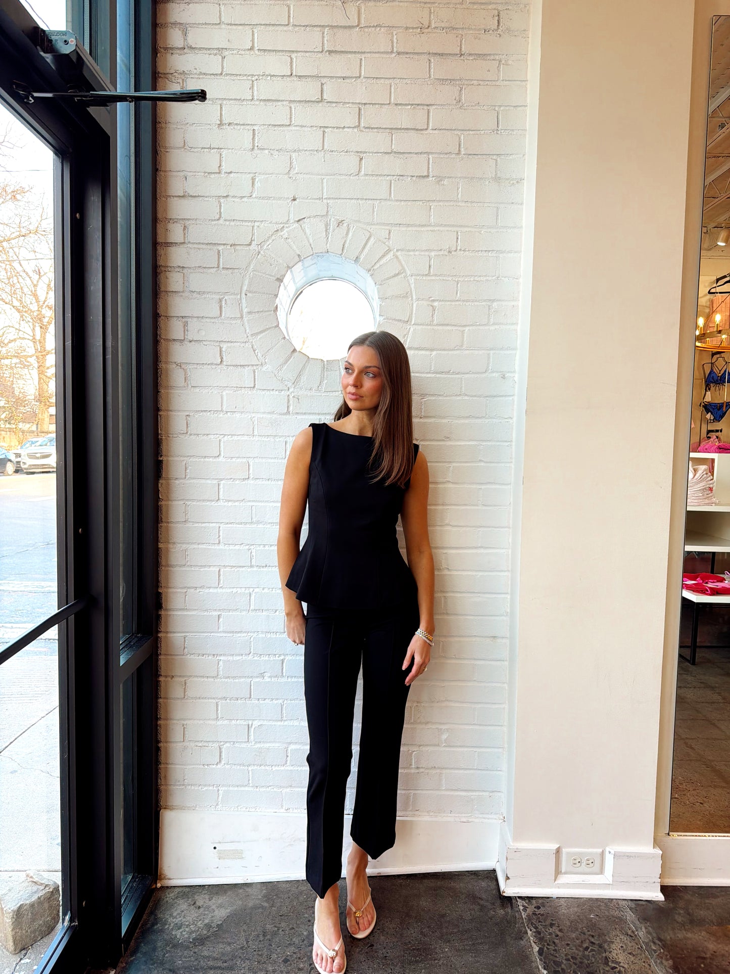 SOFT STRETCH PONTE KICK FLARE PANTS