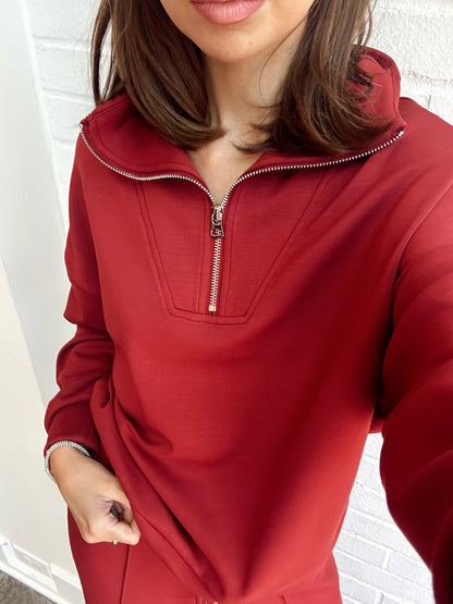 SEANNI HALF ZIP PULLOVER