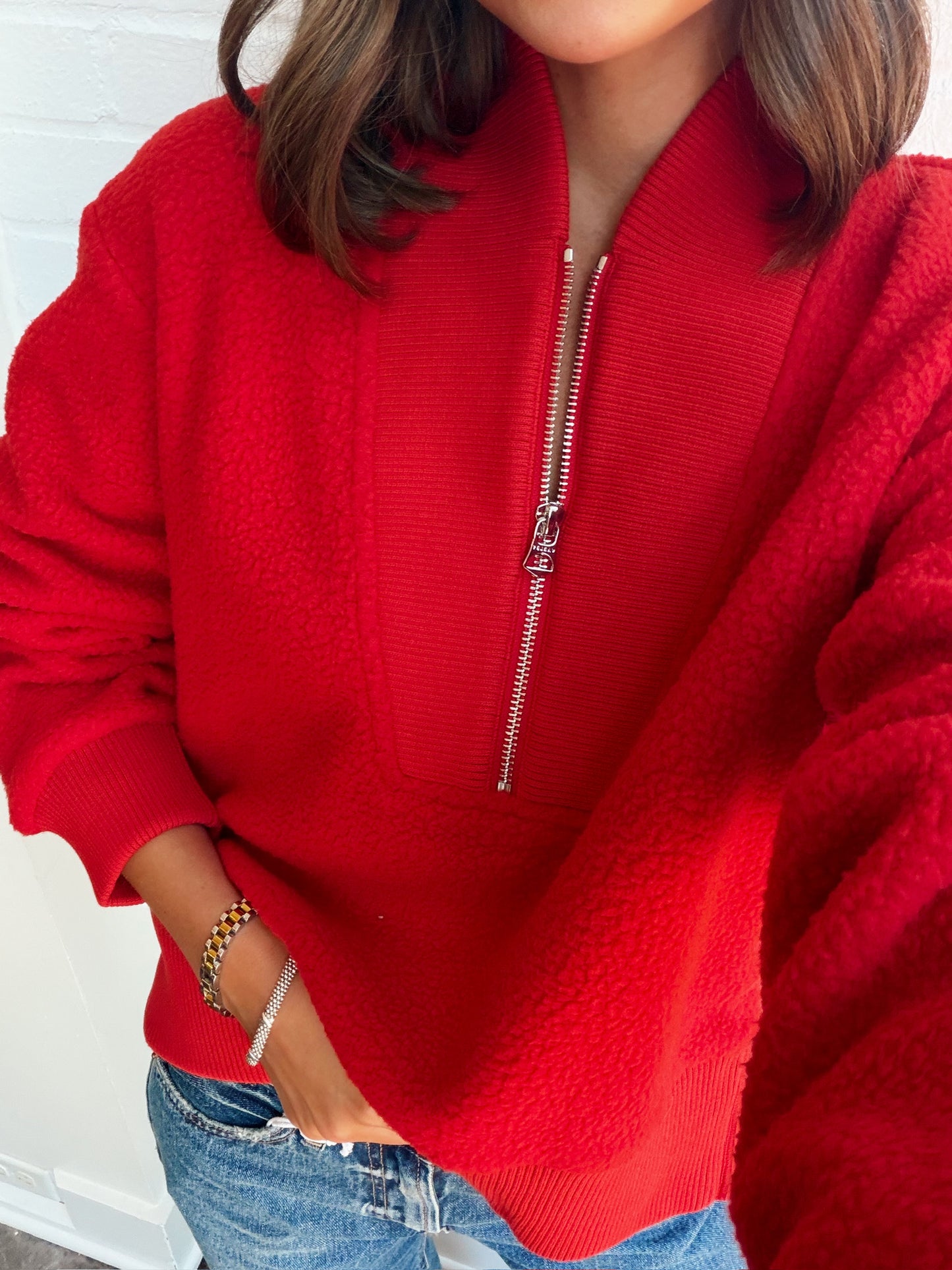 MUMFORD HALF ZIP FLEECE