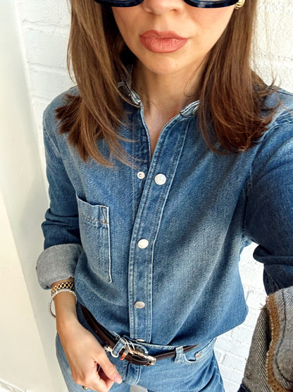 INES AURA DENIM SHIRT