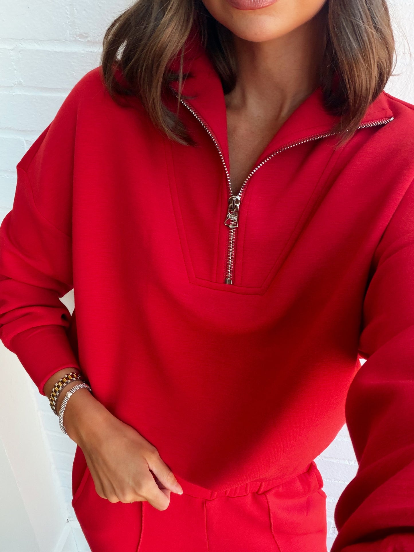 HAWLEY HALF ZIP SWEAT