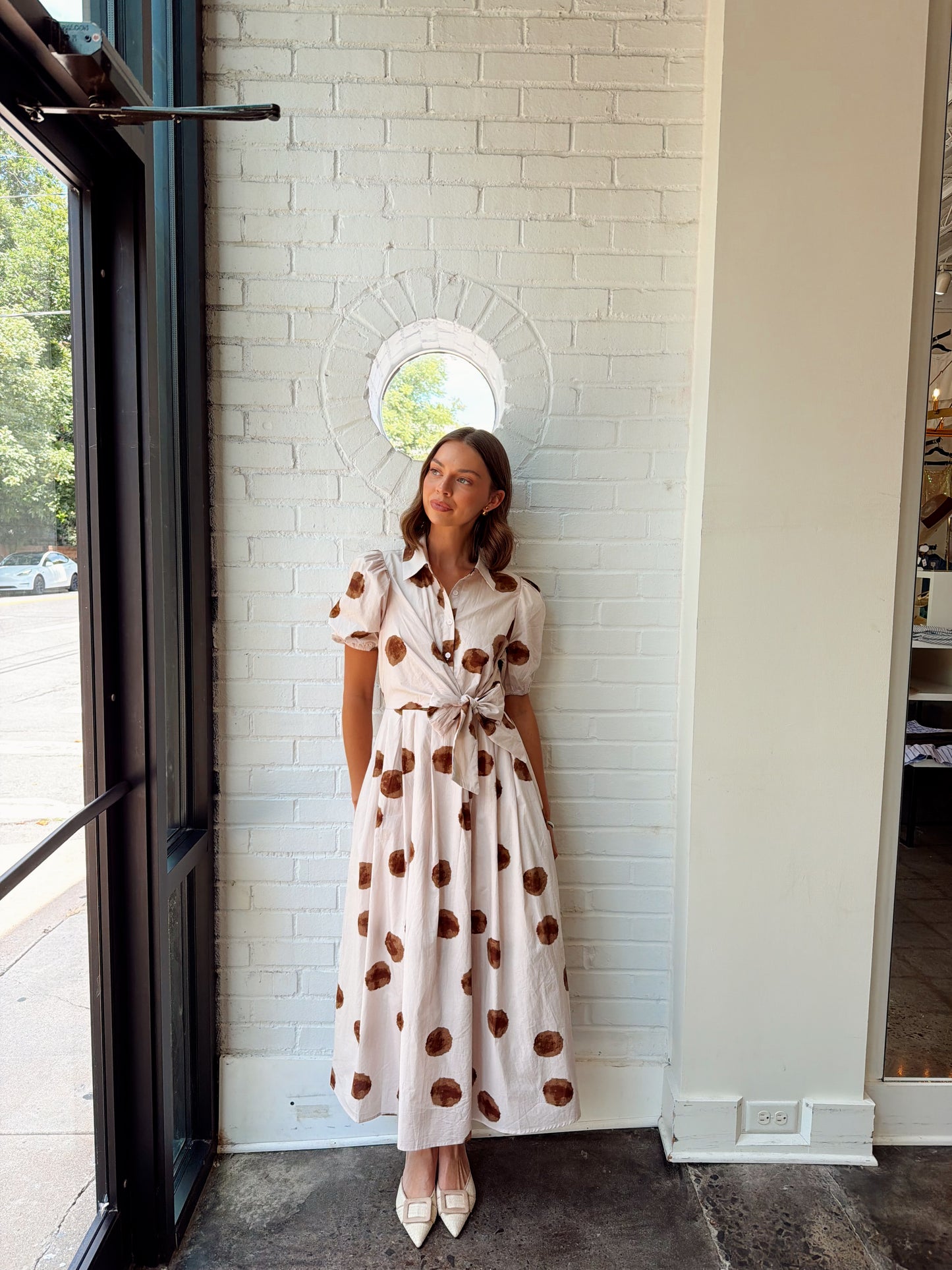 ELEANORA PUFF SLEEVE MAXI DRESS