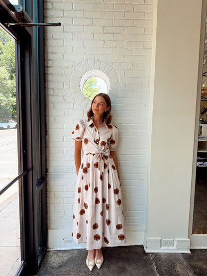 ELEANORA PUFF SLEEVE MAXI DRESS