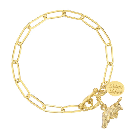 RAZORBACK PAPERCLIP BRACELET
