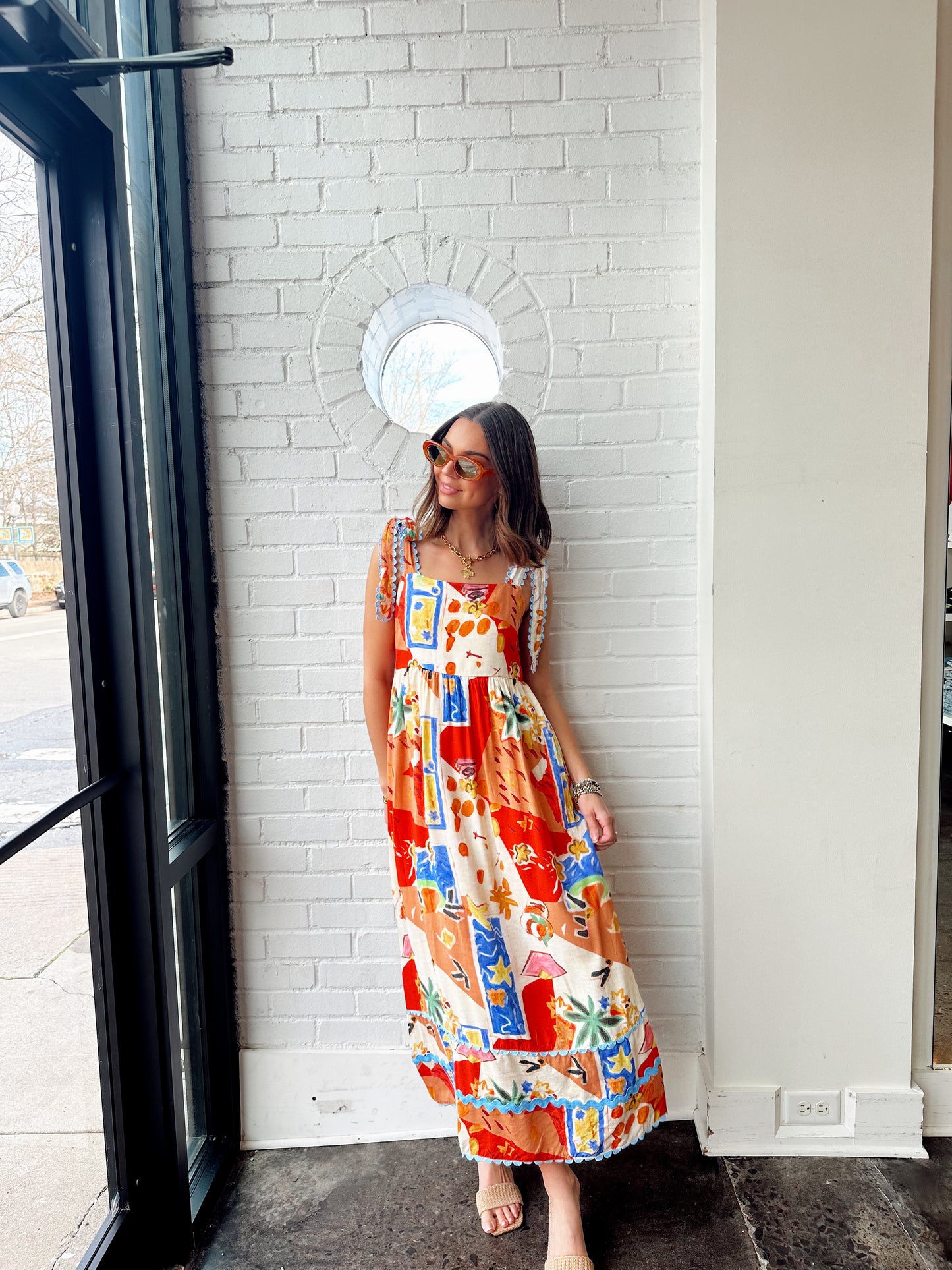 STELLA PRINTED MAXI DRESS