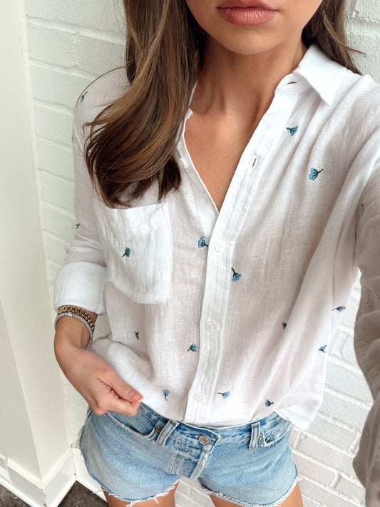 CHARLI BUTTON DOWN