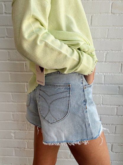 MIRAGE SHORT- EVA BLUE