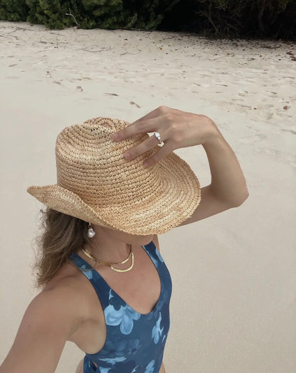 MILLY RAFFIA COWBOY HAT