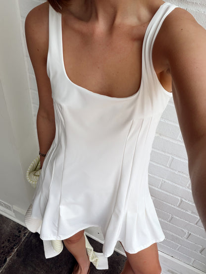 MAVIS SPORT PLEATED MINI DRESS