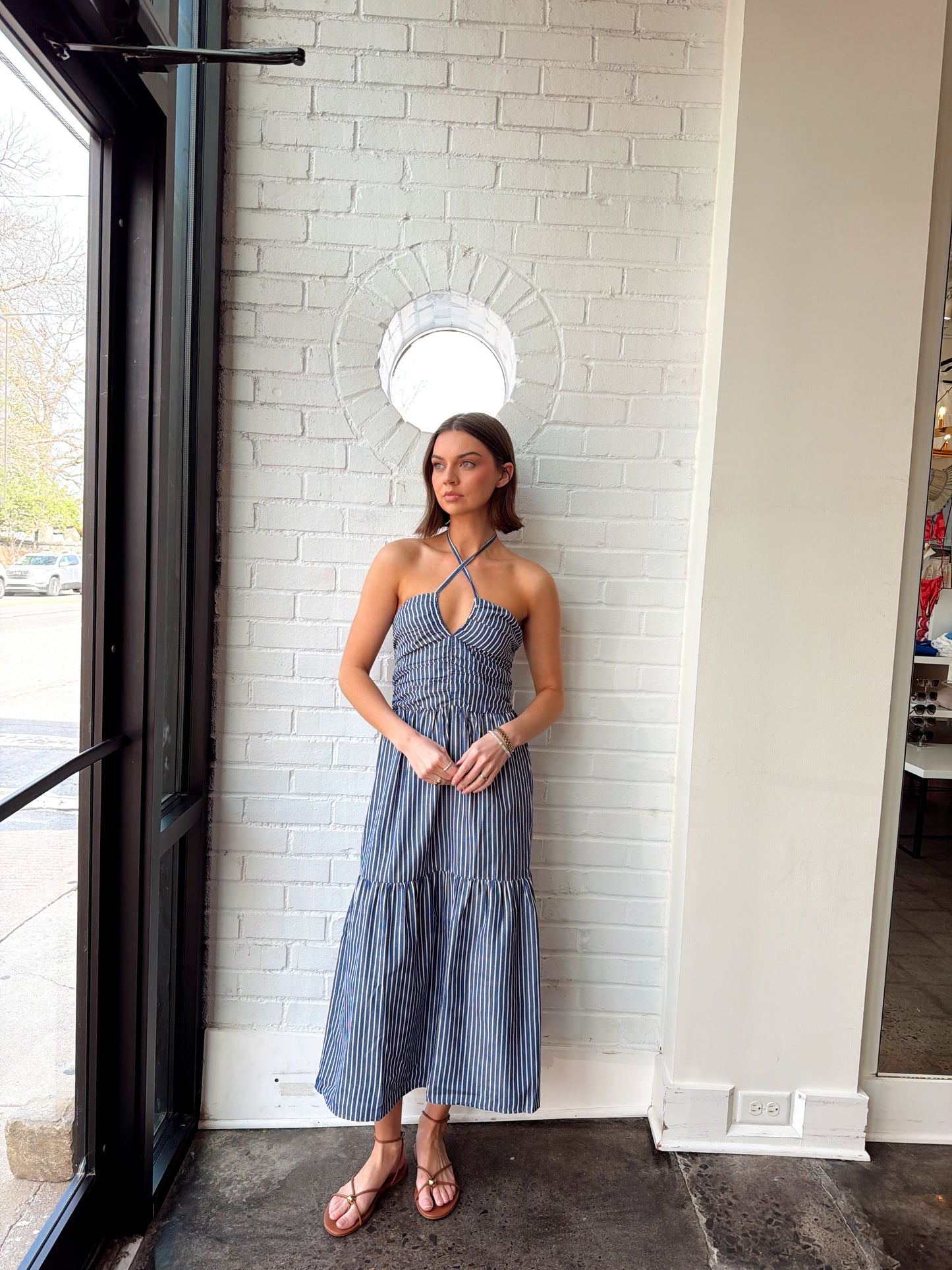 AERIES HALTER DRESS